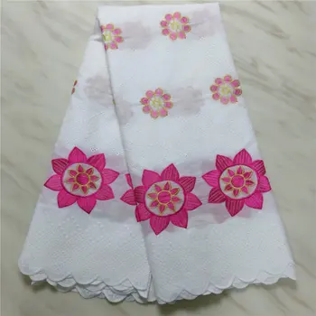 Breathable soft embroidery Rose red and white Polish cotton lace African Swiss voile Lace fabric Hollow holes Swiss voile 5yards
Breathable soft embroidery Rose red and white Polish cotton lace African Swiss voile Lace fabric Hollow holes Swiss voile 5yards