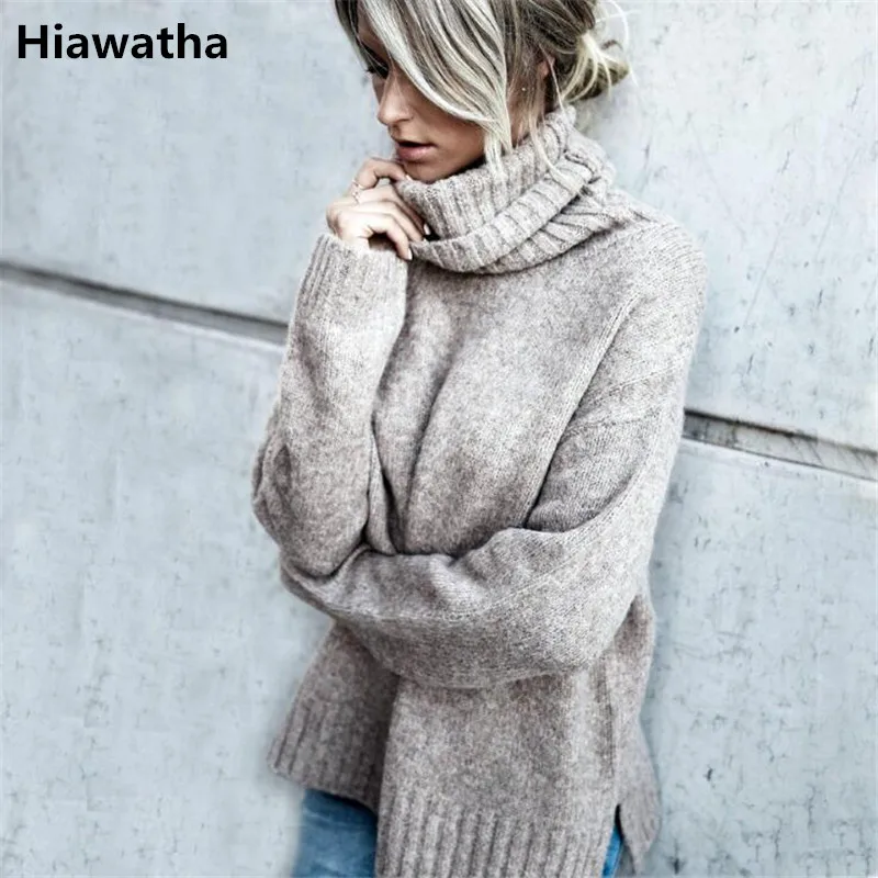 Hiawatha Winter Turtleneck Sweater Women Fashion Pullover Long Sleeve Solid Color Jumper E1920
Hiawatha Winter Turtleneck Sweater Women Fashion Pullover Long Sleeve Solid Color Jumper E1920