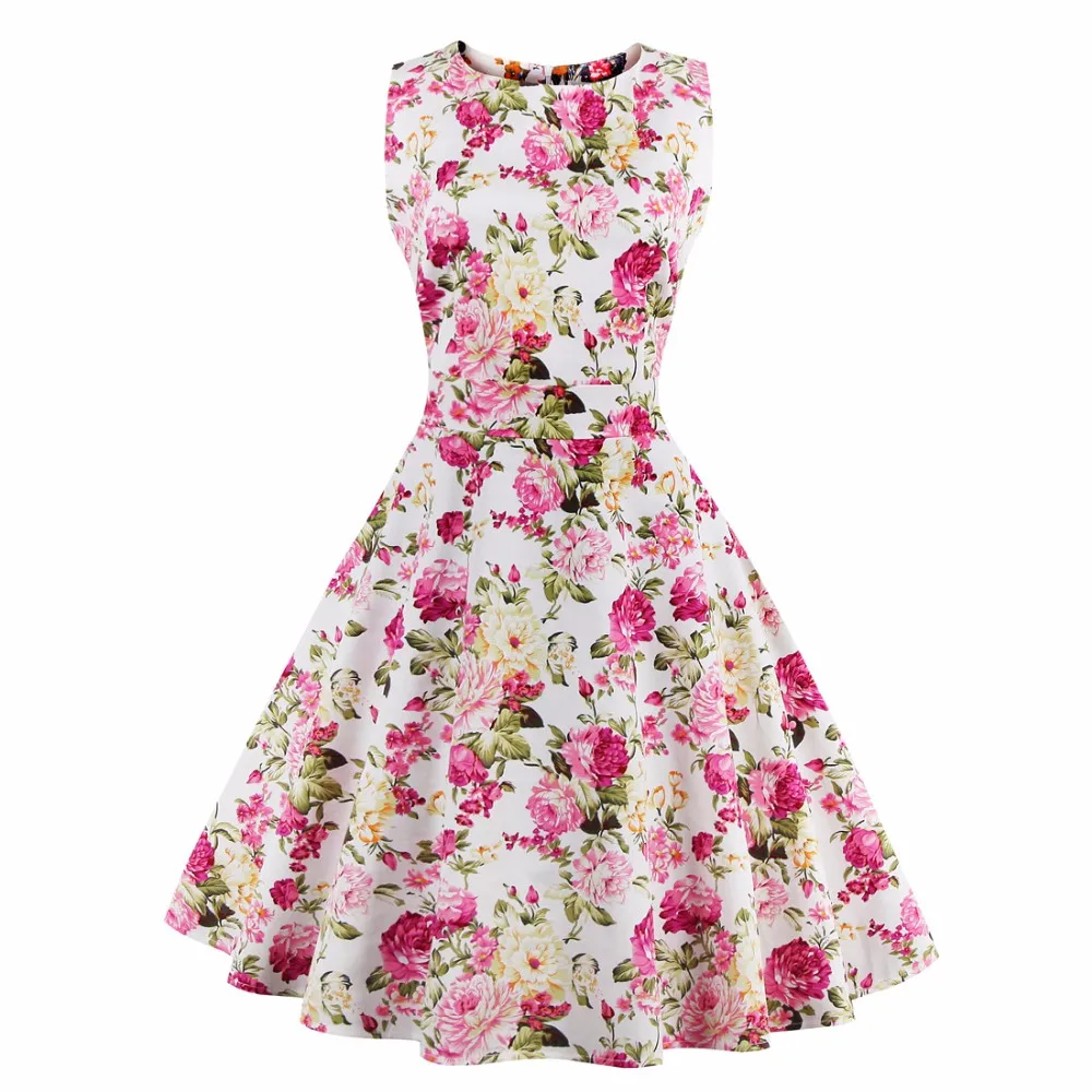 Joineles Women Floral Vintage Dress O Neck Sleeveless Belts Plus Size 4XL A-Line Feminino Vestidos Elegant Stretchy Cotton Dress
Joineles Women Floral Vintage Dress O Neck Sleeveless Belts Plus Size 4XL A-Line Feminino Vestidos Elegant Stretchy Cotton Dress