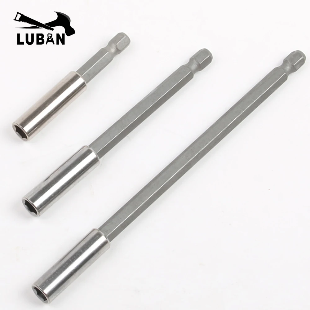 New 3Pcs 1/4 Inch Hex Bit Holder Screwdriver Bit Extension Bar screwdriver 60MM100MM150MM lengthening shank connecting piece
New 3Pcs 1/4 Inch Hex Bit Holder Screwdriver Bit Extension Bar screwdriver 60MM100MM150MM lengthening shank connecting piece