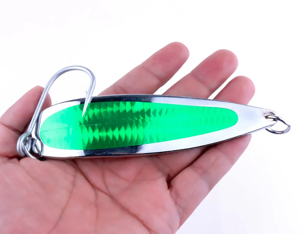 1Pcs Big Spoon Fishing Lure Deep Sinking Lures Metal Spoon Bait 135g 9/0 Single Hook Sea Fishing Wobblers
1Pcs Big Spoon Fishing Lure Deep Sinking Lures Metal Spoon Bait 135g 9/0 Single Hook Sea Fishing Wobblers