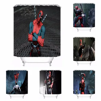 Custom Deadpool Love Death Bathroom Acceptable Shower Curtain Polyester Fabric Bathroom Curtain #180318-37-28
Custom Deadpool Love Death Bathroom Acceptable Shower Curtain Polyester Fabric Bathroom Curtain #180318-37-28