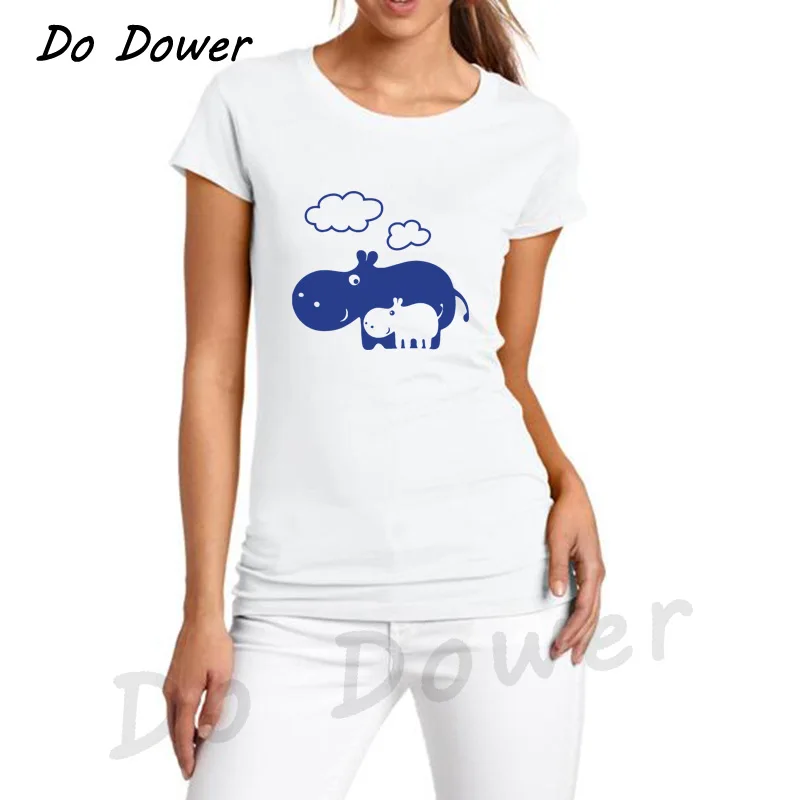 2017 Brand T Shirts Women Harajuku Funny Cartoon Hippo Prints Simple Casual Short Sleeve O-neck Women's T Shirt Female Tees Tops
2017 Brand T Shirts Women Harajuku Funny Cartoon Hippo Prints Simple Casual Short Sleeve O-neck Women's T Shirt Female Tees Tops