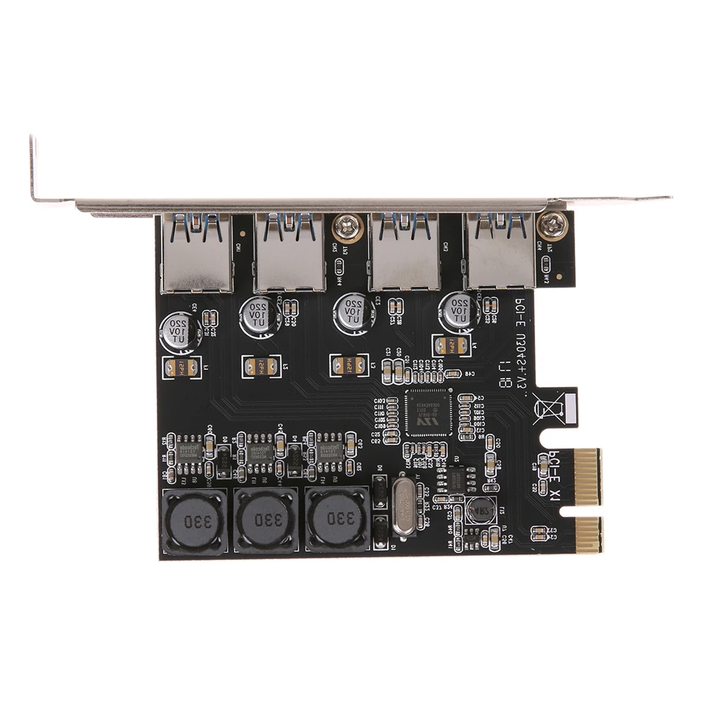 PCI-E Expansion Post Card 4 Ports USB 3.0 PCI Express Card 5Gbps PCIE Card for Windows XP Linux windows8/8.1 windows10
PCI-E Expansion Post Card 4 Ports USB 3.0 PCI Express Card 5Gbps PCIE Card for Windows XP Linux windows8/8.1 windows10
