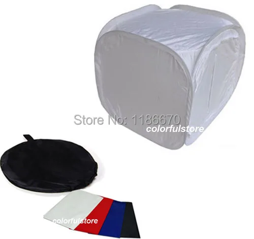 60 x 60 x 60 cm 24" Collapsible Photo Photography Studio Light Lighting Tent Soft Box Softbox for DSLR Camera Film + 4 Backdrops
60 x 60 x 60 cm 24" Collapsible Photo Photography Studio Light Lighting Tent Soft Box Softbox for DSLR Camera Film + 4 Backdrops