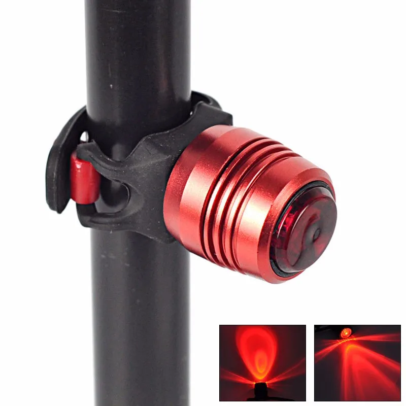 Mini 3 Modes Bicycle LED USB Charging Rear Tail Warning Safety Light Lamp Red Aluminum alloy Light with silicone Bicycle Mount 2
Mini 3 Modes Bicycle LED USB Charging Rear Tail Warning Safety Light Lamp Red Aluminum alloy Light with silicone Bicycle Mount 2