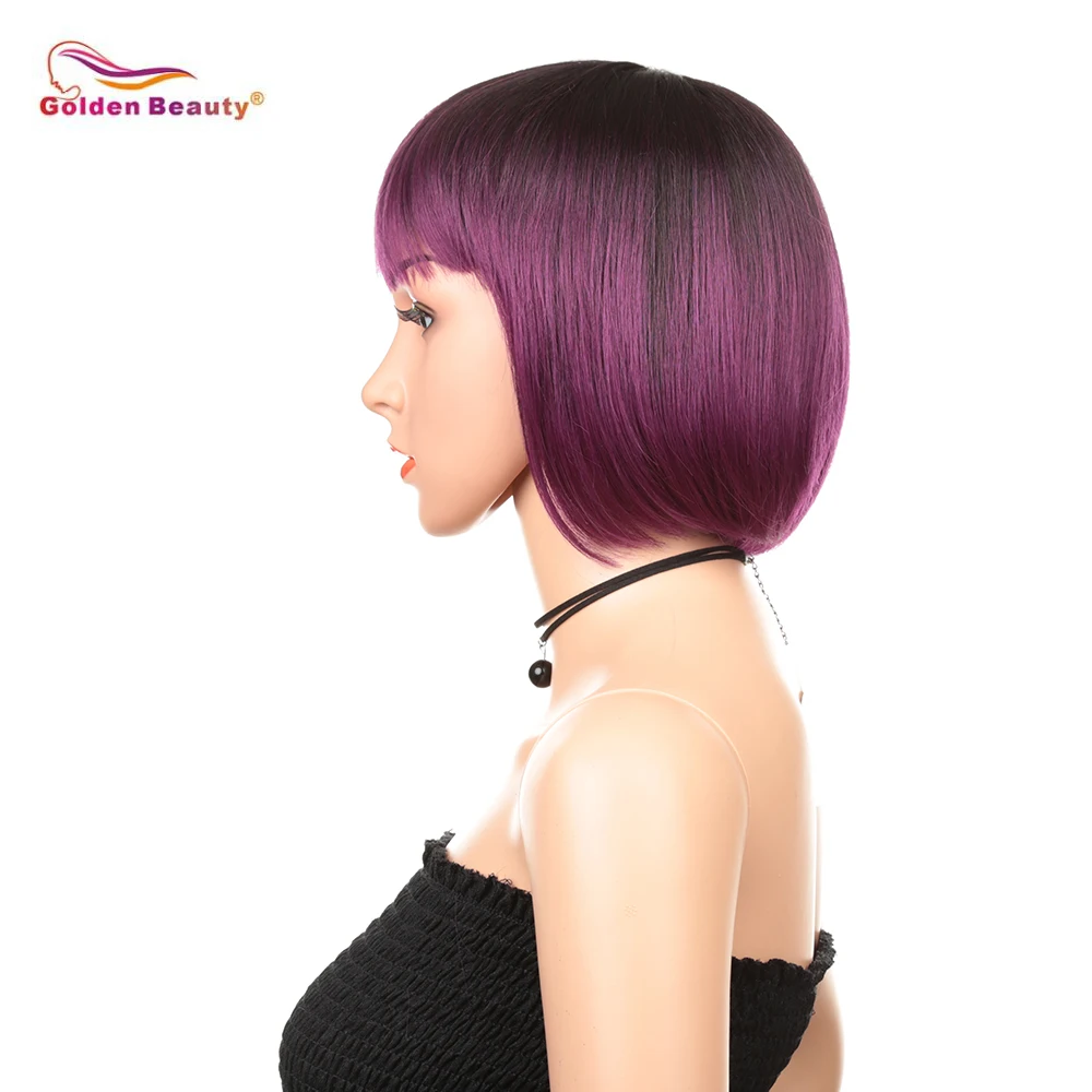 short synthetic wig