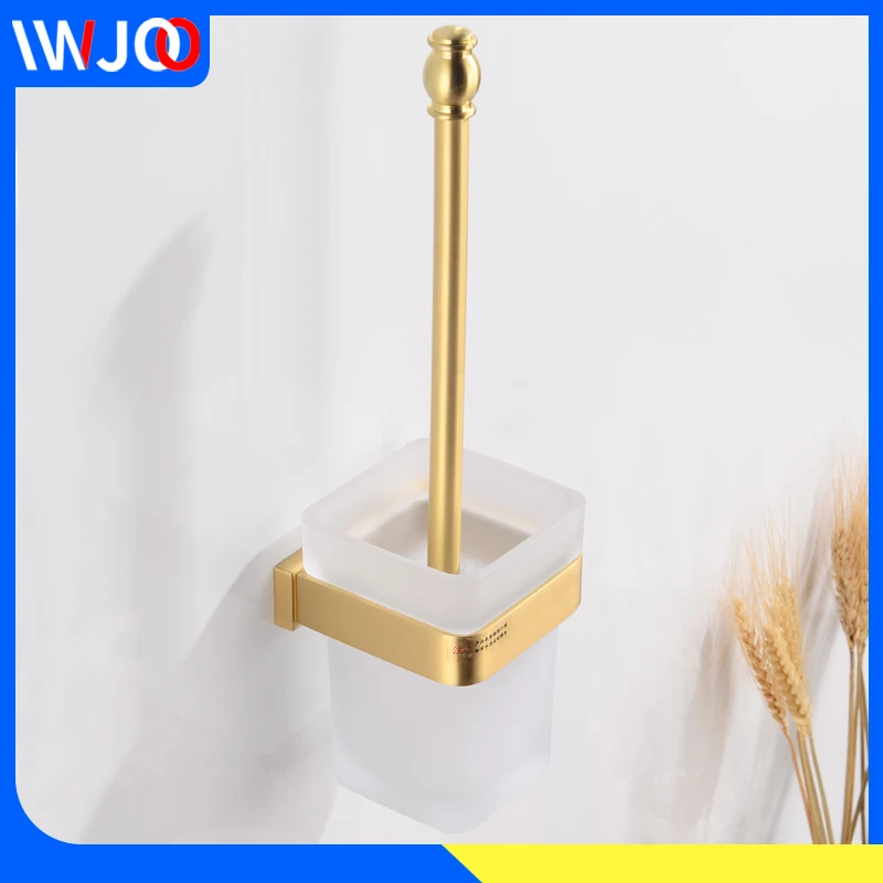 Toilet Brush Holder Bathroom Clean Cleaning Brush Wall Mounted Accessories Bathroom Toilet Brush Set Brass Creative Glass Cup
Toilet Brush Holder Bathroom Clean Cleaning Brush Wall Mounted Accessories Bathroom Toilet Brush Set Brass Creative Glass Cup