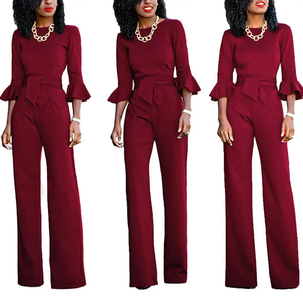 butterfly sleeve jumpsuit
