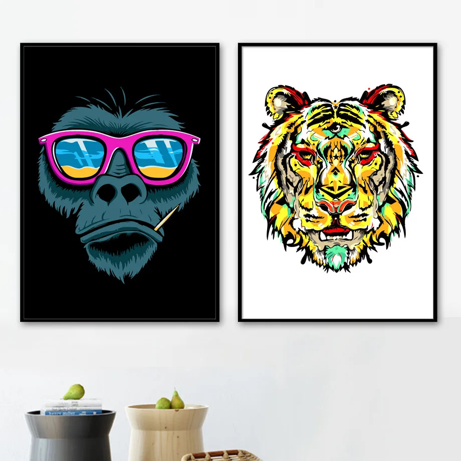 7-Space Modern Cartoon Cool Orangutans Canvas Art Print Poster Wall Pictures For Living Room Canvas Painting Home Decor No Frame
7-Space Modern Cartoon Cool Orangutans Canvas Art Print Poster Wall Pictures For Living Room Canvas Painting Home Decor No Frame