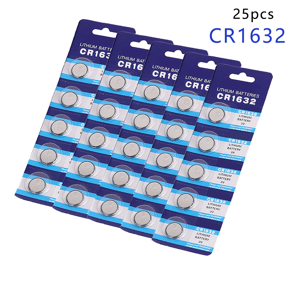 Centechia 25pcs Promotion Button Battery CR1632 LM1632 BR1632 ECR1632 3V Watch Button Coin Cells Lithium Battery EE6224
Centechia 25pcs Promotion Button Battery CR1632 LM1632 BR1632 ECR1632 3V Watch Button Coin Cells Lithium Battery EE6224