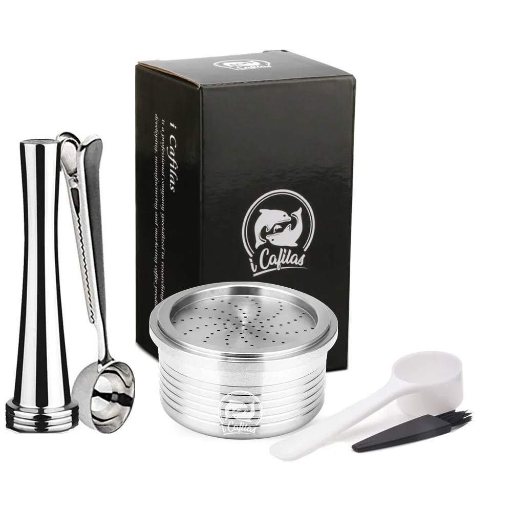 ICafilas Lavazza Coffee Filters Stainless Steel Refillable Reusable Coffee Capsules Pod Cup Dripper For Lavazza Machine
ICafilas Lavazza Coffee Filters Stainless Steel Refillable Reusable Coffee Capsules Pod Cup Dripper For Lavazza Machine