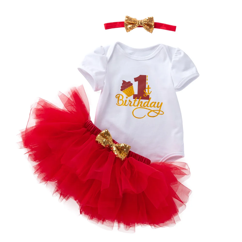 Baby Girls Romper Set 3 Pcs Jumpsuit Skirt Headband Clothing Set Infant Princess Bloomer Clothes Toddler 1st Birthday Costumes
Baby Girls Romper Set 3 Pcs Jumpsuit Skirt Headband Clothing Set Infant Princess Bloomer Clothes Toddler 1st Birthday Costumes