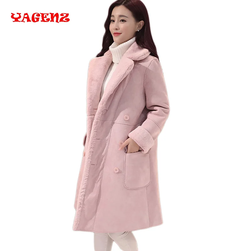 Winter Lamb Wool Coat Women 2019 Velvet Thick Winter Jacket Women Suede Maxi Coats Manteau Femme Cotton Jacket Outwear
Winter Lamb Wool Coat Women 2019 Velvet Thick Winter Jacket Women Suede Maxi Coats Manteau Femme Cotton Jacket Outwear