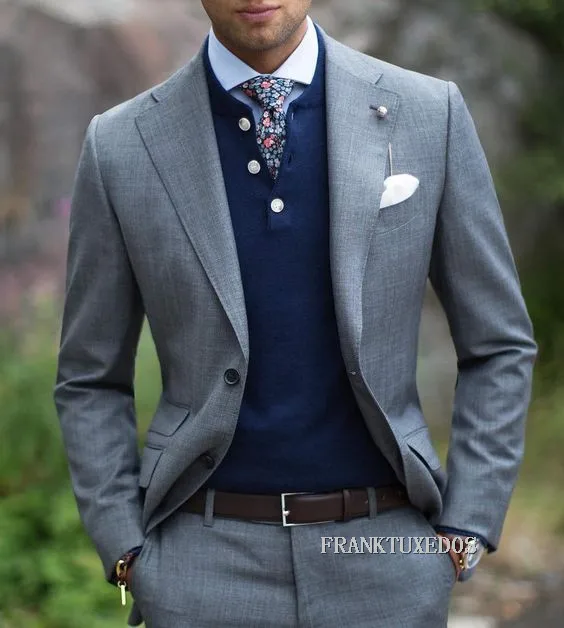 New Arrivals Gray Men Suits Slim Fit Tailor Custom Made Groom Groomsmen Tuxedo 2 Piece Casual Party Business (Jacket+Pants)
New Arrivals Gray Men Suits Slim Fit Tailor Custom Made Groom Groomsmen Tuxedo 2 Piece Casual Party Business (Jacket+Pants)