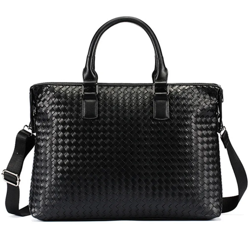 Hand Weaving Laptop Business PU Leather Men Briefcases Handbag Totes Crosssbody Messenger Bags Men Shoulder Bag Male Briefcase
Hand Weaving Laptop Business PU Leather Men Briefcases Handbag Totes Crosssbody Messenger Bags Men Shoulder Bag Male Briefcase