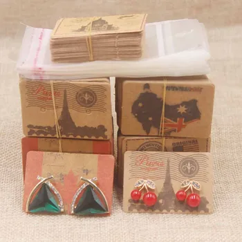 200pcs+200oppbags Earring And Card Protection Package Seal Opp Plastic Bags Kraft Popular International Style Cute Cards 5x3.5cm
200pcs+200oppbags Earring And Card Protection Package Seal Opp Plastic Bags Kraft Popular International Style Cute Cards 5x3.5cm