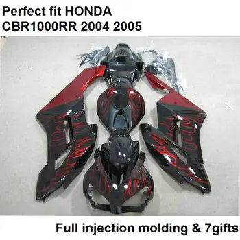 100% fit for Honda injection molding CBR1000RR 04 05 red flames black fairing kit CBR 1000RR 2004 2005 TY10
100% fit for Honda injection molding CBR1000RR 04 05 red flames black fairing kit CBR 1000RR 2004 2005 TY10