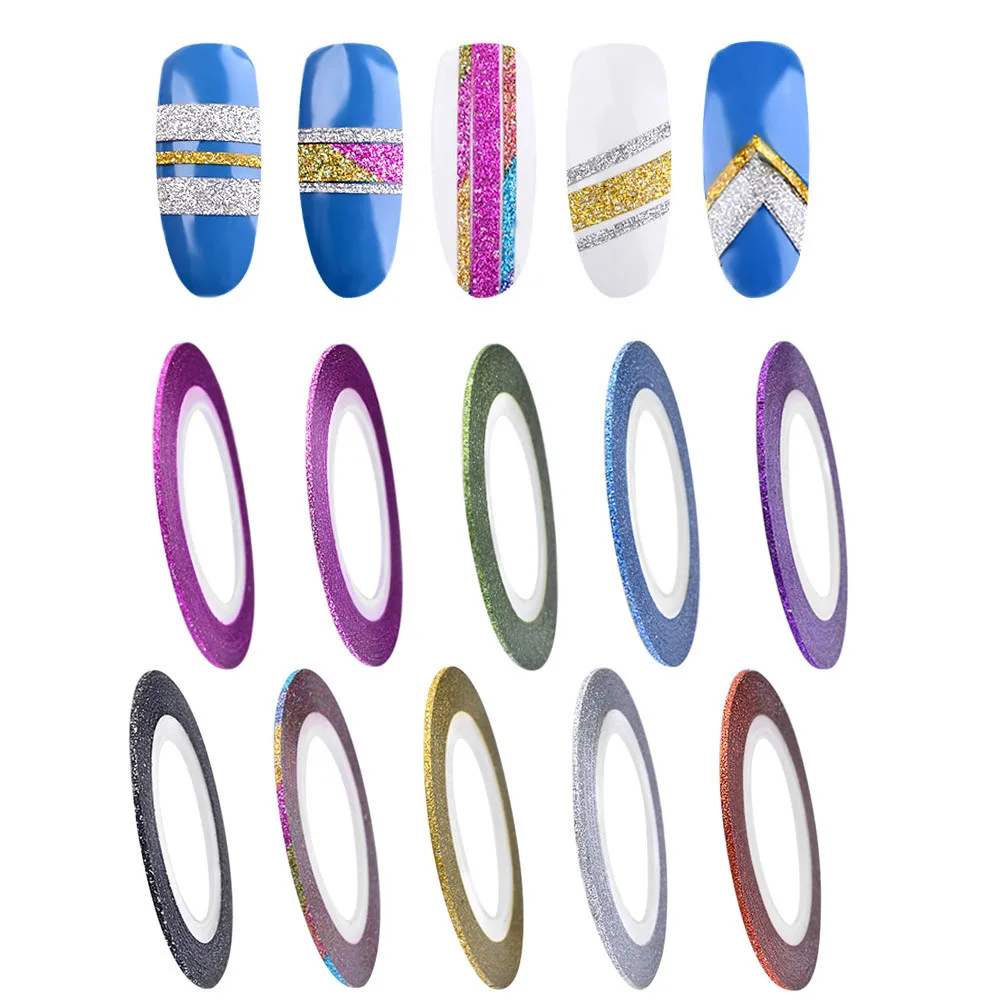 Nail sticker water set 10 Colors Rolls 1mm Striping Tape Line Rough Styles Nail Art Tips Decals Nails foil 8W1
Nail sticker water set 10 Colors Rolls 1mm Striping Tape Line Rough Styles Nail Art Tips Decals Nails foil 8W1
