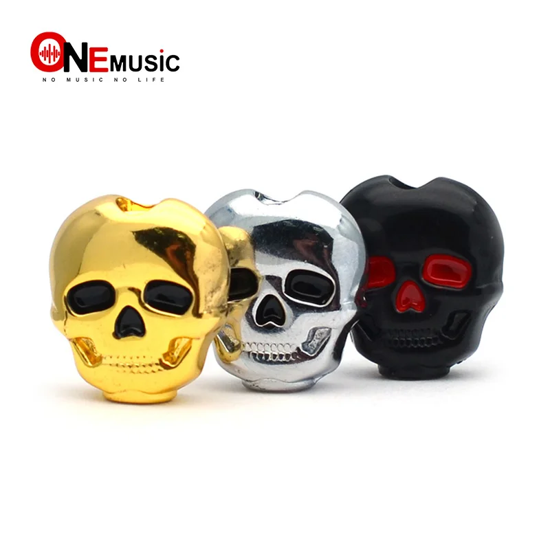 Multi Color 6pcs Plastic Skull Head Shape Guitar Tuning Peg Tuner Machine Head Replacement Button knob Handle 
Multi Color 6pcs Plastic Skull Head Shape Guitar Tuning Peg Tuner Machine Head Replacement Button knob Handle