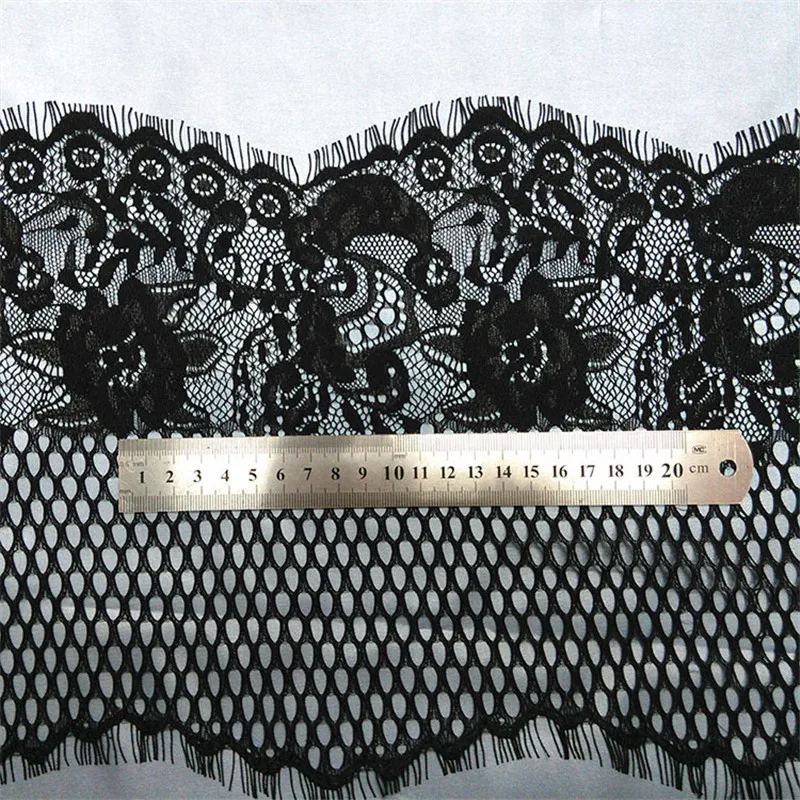 3Yards/ lot Eyelash Lace Fabric 24cm DIY Decorative High Quality Soft Off Nylon Eyelash Lace Trim Wedding Dress Fabric
3Yards/ lot Eyelash Lace Fabric 24cm DIY Decorative High Quality Soft Off Nylon Eyelash Lace Trim Wedding Dress Fabric