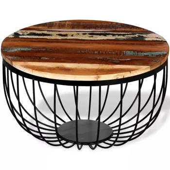 EHOMEBUY Coffee Table Vintage Style European Coffee Furniture Tea Table for Living Room Night Stand Solid Reclaimed Wood
EHOMEBUY Coffee Table Vintage Style European Coffee Furniture Tea Table for Living Room Night Stand Solid Reclaimed Wood