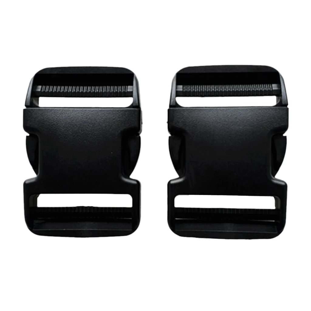 2Pcs Scuba Diving Buckle Plastic Black Strap Webbing Side Release Buckle 90mm 2Pcs Scuba Diving Buckle Plastic Black Strap Webbing Side Release Buckle 90mm