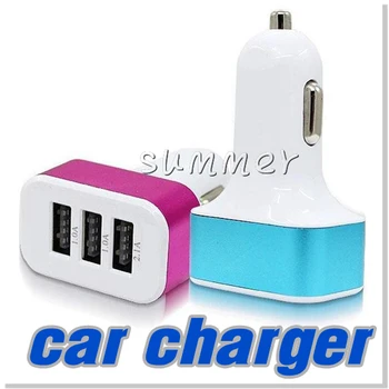 Car Chargers 5V 4.1A Output 3 USB Ports Universal Adapter for iphone 6S 6 Accepts All USB Charge Cables Mix Colors free DHL
Car Chargers 5V 4.1A Output 3 USB Ports Universal Adapter for iphone 6S 6 Accepts All USB Charge Cables Mix Colors free DHL