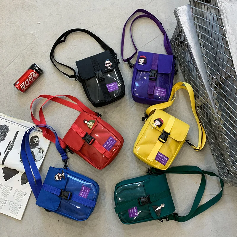 Canvas Personality Pack Hip Hop Strap Bag Street Style Chest Pack High Quality Small Shoulder Bag Men Casual Mini Phone Purses
Canvas Personality Pack Hip Hop Strap Bag Street Style Chest Pack High Quality Small Shoulder Bag Men Casual Mini Phone Purses