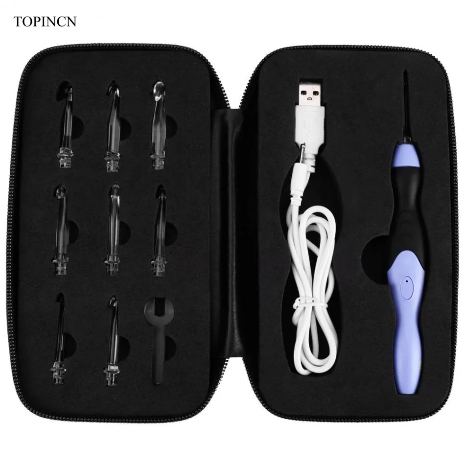 2.5-6.5mm Crochet Hooks LED Light Up Hook Handle Knitting Needles Set Sewing Tool Accessories with Replaceable Tips Sewing Tool
2.5-6.5mm Crochet Hooks LED Light Up Hook Handle Knitting Needles Set Sewing Tool Accessories with Replaceable Tips Sewing Tool