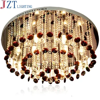 M Luxury Round Purple Crystal Celling Lamp D80xh42cm Creative Led Light Dinning Room Mordern E14*12 40W Ceiling Lights
M Luxury Round Purple Crystal Celling Lamp D80xh42cm Creative Led Light Dinning Room Mordern E14*12 40W Ceiling Lights