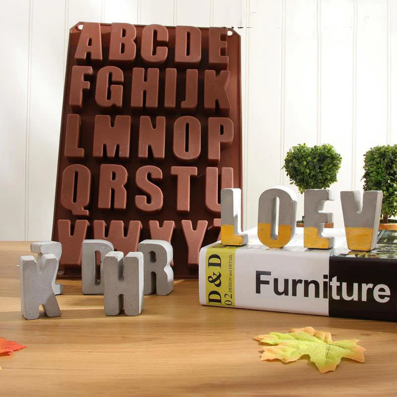 26 English Alphabet Letters Chocolate Silicone Mold Cake Candy Ice Cake Soft Candy Silicone Mold DIY Kitchen Baking Tools
26 English Alphabet Letters Chocolate Silicone Mold Cake Candy Ice Cake Soft Candy Silicone Mold DIY Kitchen Baking Tools