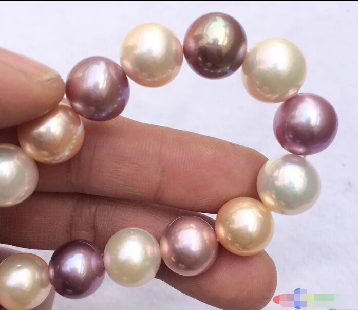 Free shipping@@@@@AAAAA++ 100% natural 17" 14mm round white pink lavender Edison pearl necklace 14
Free shipping@@@@@AAAAA++ 100% natural 17" 14mm round white pink lavender Edison pearl necklace 14
