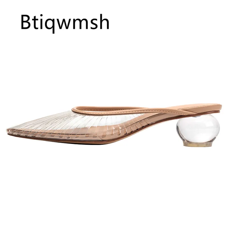 2019 Chic Pvc Slippers Women Pointed Toe Knit Transparent Crystal Ball Strange High Heel Shoes Woman Gladiator Sandals
2019 Chic Pvc Slippers Women Pointed Toe Knit Transparent Crystal Ball Strange High Heel Shoes Woman Gladiator Sandals
