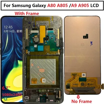AMOLED lcd For Samsung galaxy A80 lcd Display Touch Screen Digitizer Assembly lcd for galaxy A90 A805 A805F/DS A905F A90 lcd
AMOLED lcd For Samsung galaxy A80 lcd Display Touch Screen Digitizer Assembly lcd for galaxy A90 A805 A805F/DS A905F A90 lcd