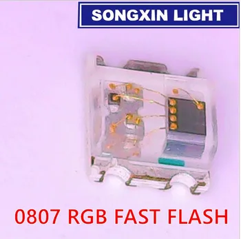 100pcs Flashing LED SMD Diode 0805 RGB Diodo flash Alto Brilho Diod 0807 RGB Flash LED Color Changing fast flash Slow Flash
100pcs Flashing LED SMD Diode 0805 RGB Diodo flash Alto Brilho Diod 0807 RGB Flash LED Color Changing fast flash Slow Flash