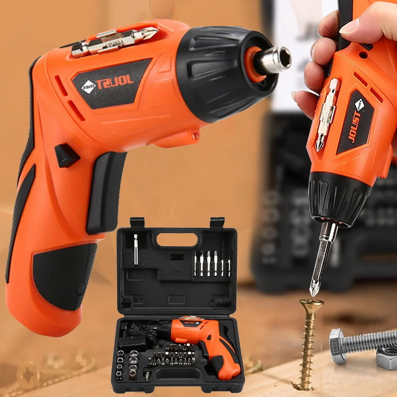 Urijk 45 In 1 Wireless Electric Drill Rechargeable Hand Drill Kit For Screw Installation With LED Light 4.2V USB Cable Charging
Urijk 45 In 1 Wireless Electric Drill Rechargeable Hand Drill Kit For Screw Installation With LED Light 4.2V USB Cable Charging
