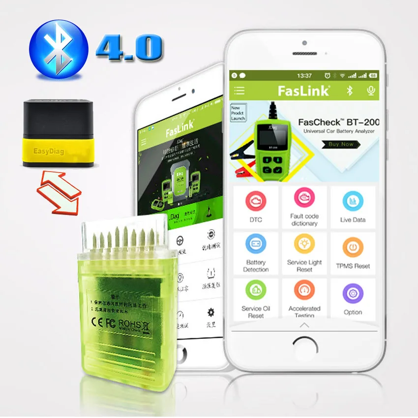 2018 Similar Launch Easydiag 2.0 Car Code Reader Scanner JDiag FasLink M1 OBD2 Bluetooth 4.0 Adapter OBDII Auto Diagnostic Tool
2018 Similar Launch Easydiag 2.0 Car Code Reader Scanner JDiag FasLink M1 OBD2 Bluetooth 4.0 Adapter OBDII Auto Diagnostic Tool