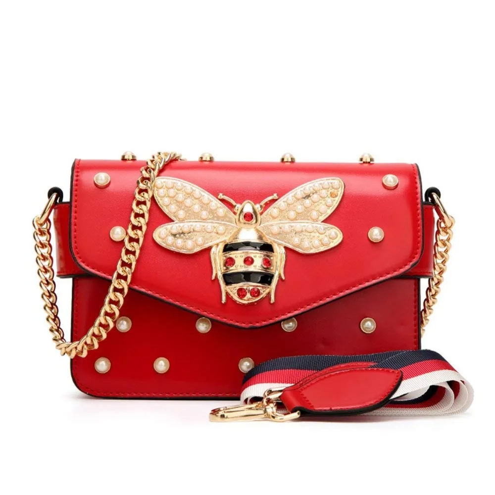 Luxury Handbags Women Bags Fashion Little Bee Female Designer Crossbody Bag For Womens Casual Rivet Shoulder Purse Evening Party
Luxury Handbags Women Bags Fashion Little Bee Female Designer Crossbody Bag For Womens Casual Rivet Shoulder Purse Evening Party