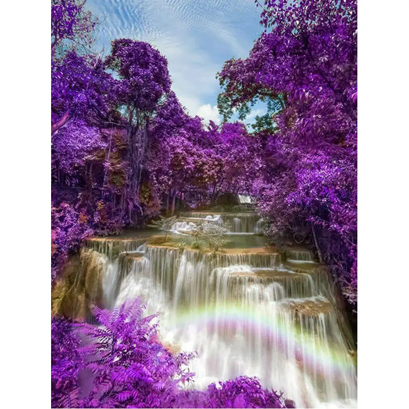 DIY 5d diamond painting cross stitch bead pattern embroidery landscape diamond mosaic waterfall painting Handmade purple tree
DIY 5d diamond painting cross stitch bead pattern embroidery landscape diamond mosaic waterfall painting Handmade purple tree