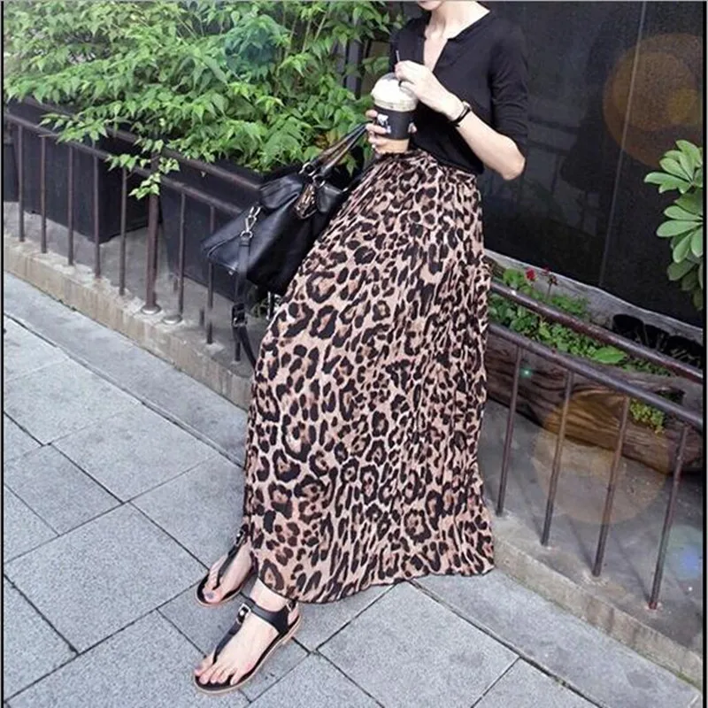 2019 summer new arrival women leopard print chiffon pleated print skirt female plus size floral print bust long skirt QV493
2019 summer new arrival women leopard print chiffon pleated print skirt female plus size floral print bust long skirt QV493