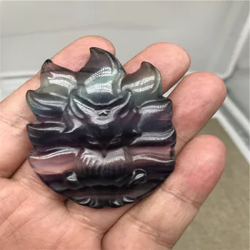 Natural Fluorite Pendant Fluorite Nine-Tailed Fox Pendant raw crystal stone natural rough gemstones
Natural Fluorite Pendant Fluorite Nine-Tailed Fox Pendant raw crystal stone natural rough gemstones