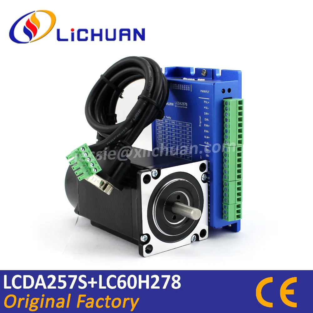 2-фазный Драйвер шагового двигателя nema24 с замкнутым контуром LCDA257S + LC60H278 2,3 нм 60 комплект шагового двигателя
2-фазный Драйвер шагового двигателя nema24 с замкнутым контуром LCDA257S + LC60H278 2,3 нм 60 комплект шагового двигателя