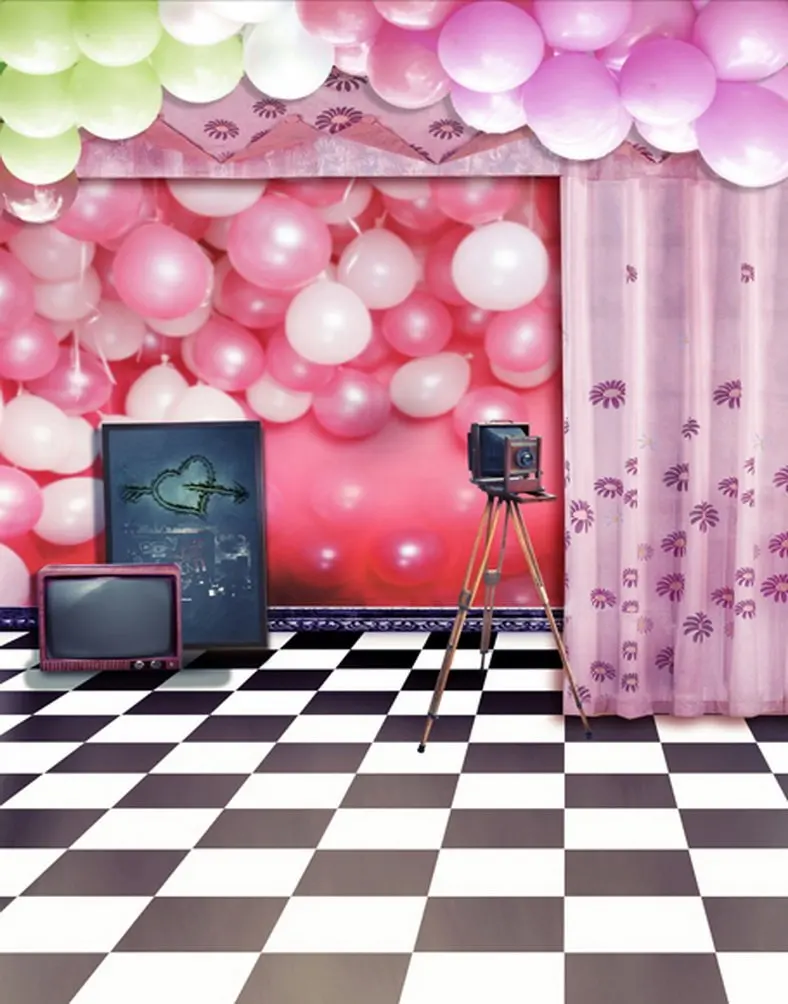5x7ft Pink Balloon Old TV Camero Photography Backdrops Photo Props Studio Background
5x7ft Pink Balloon Old TV Camero Photography Backdrops Photo Props Studio Background