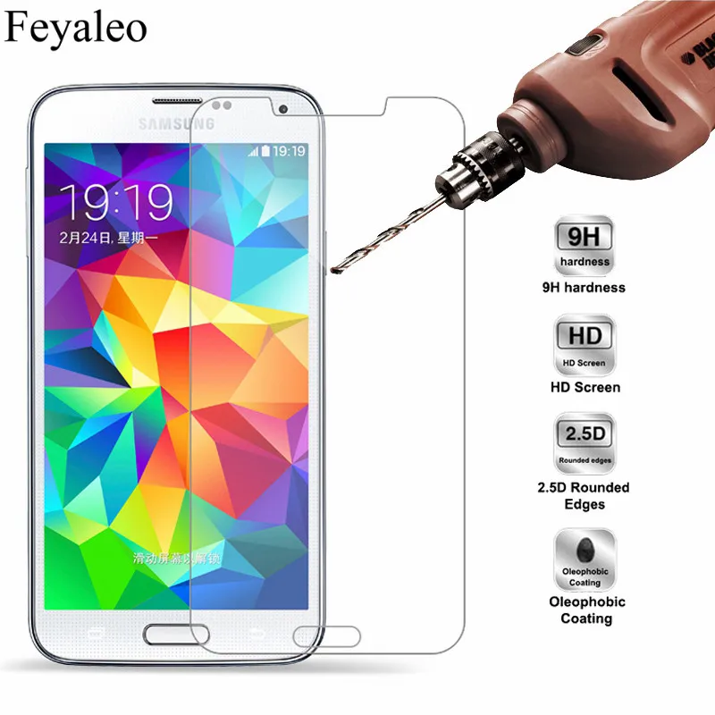 9H 0 26 мм 2.5D Закаленное стекло для Samsung Galaxy S5 Mini G800H чехол 4 5 "Премиум Защитная