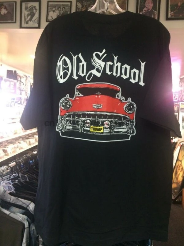 THUMP OLD SCHOOL T-SHIRT LOWRIDER OLDIES HOMIES CAR SHOW T-SHIRT RARE FUNK