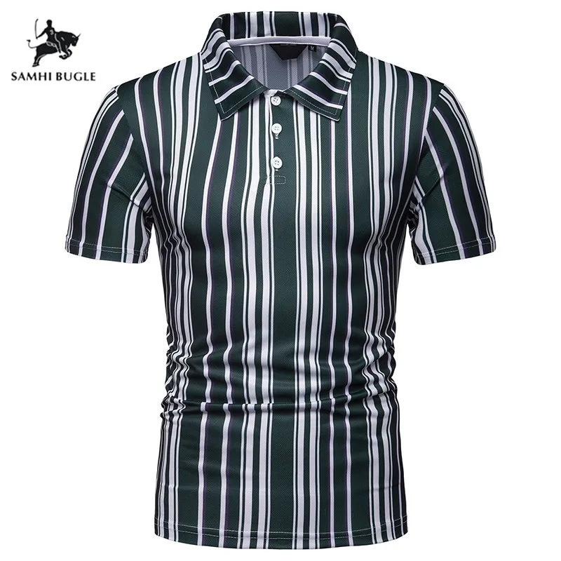 Summer Short Sleeve Men Polo Shirt Breathable Cotton Blend Casual Silm Fit Polos Para Hombre Brand Male Lapel Striped Polo Homme
Summer Short Sleeve Men Polo Shirt Breathable Cotton Blend Casual Silm Fit Polos Para Hombre Brand Male Lapel Striped Polo Homme