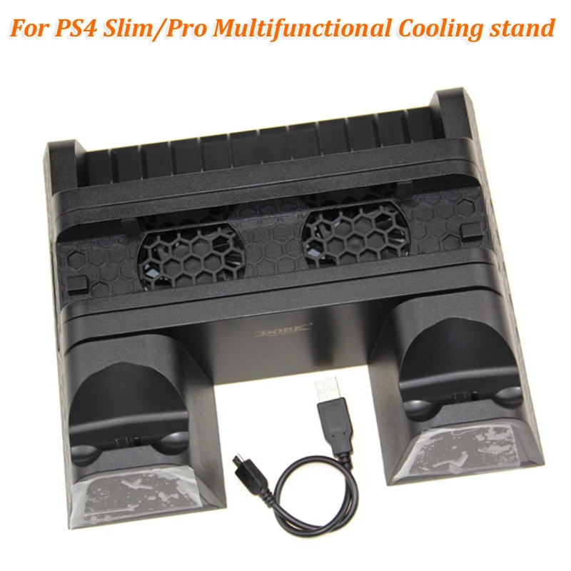 For PS4/PS4 Slim/Pro Cooler,Multifunctional Vertical Cooling Stand,for PS4 Controller Charger with LED Indicators,Charging Dock
For PS4/PS4 Slim/Pro Cooler,Multifunctional Vertical Cooling Stand,for PS4 Controller Charger with LED Indicators,Charging Dock