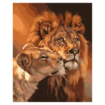 Hot sale Lion Kings DIY Coloring Oil Painting Paint By Numbers Kits Drawing Paint On Canvas For Wall Art Picture For living ro
Hot sale Lion Kings DIY Coloring Oil Painting Paint By Numbers Kits Drawing Paint On Canvas For Wall Art Picture For living ro