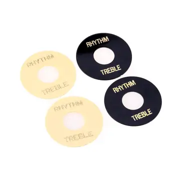 Musiclily Pro Self Adhesive Toggle Switch Plates LP Washer Treble Rhythm Ring, Black/Cream with Gold Words (Set of 4)
Musiclily Pro Self Adhesive Toggle Switch Plates LP Washer Treble Rhythm Ring, Black/Cream with Gold Words (Set of 4)
